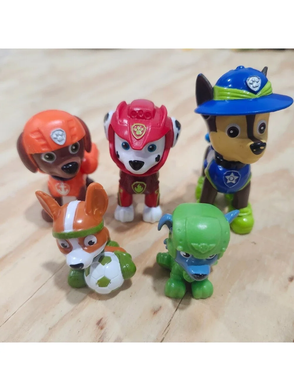 Paw Patrol Jungle Rescue & More Chase Marshall Rocky Zooma Tracker Figure Toys